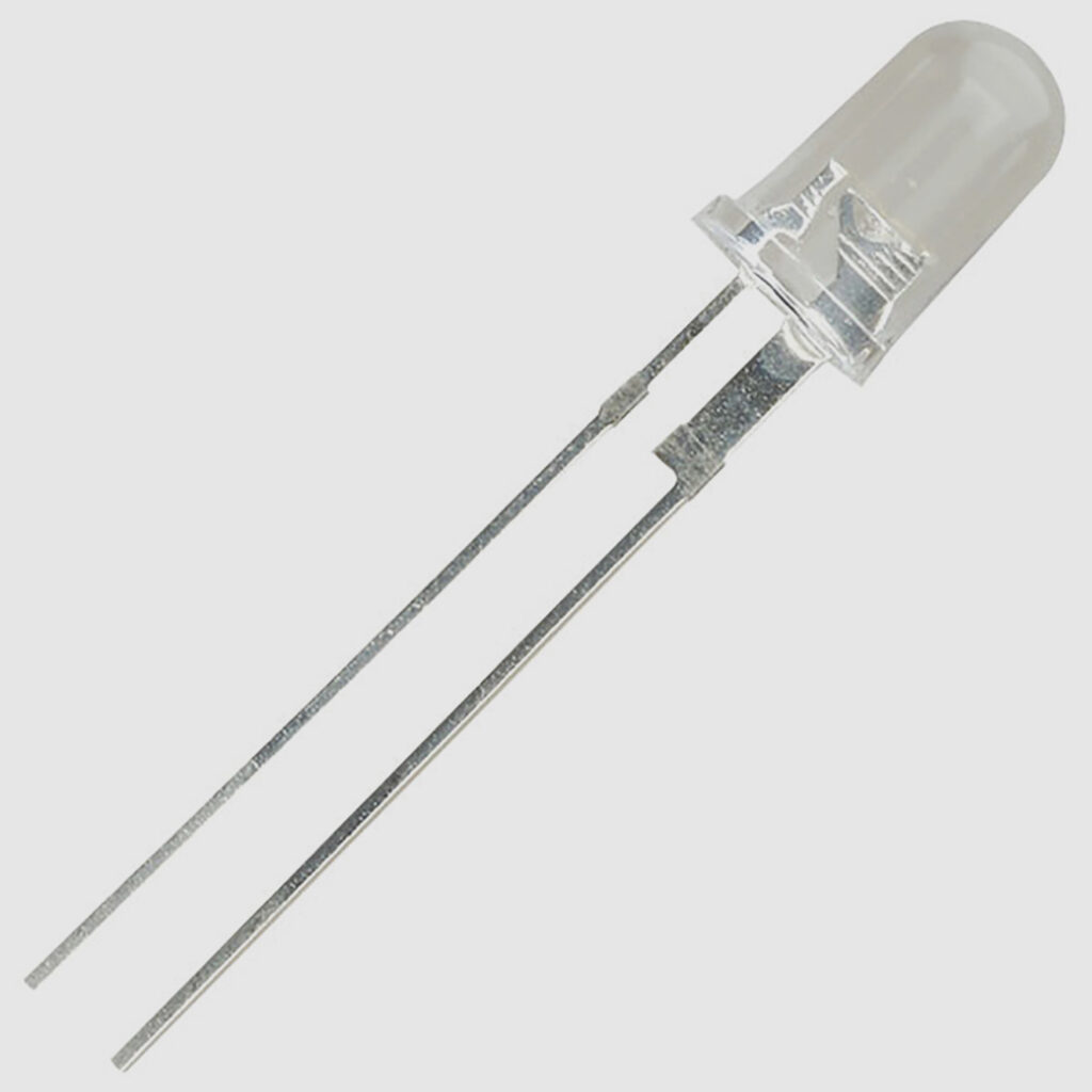 LED سفید شفاف 5mm