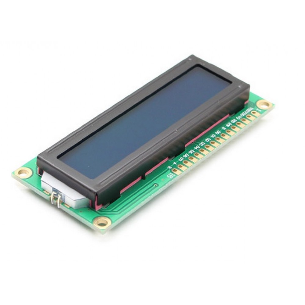 LCD کاراکتری 2×16 آبی نمایشگر کاراکتری معادل lm016