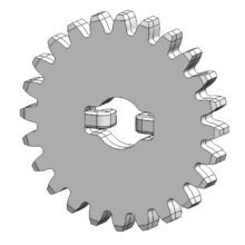 چرخ دنده خورشیدی ساده 24 دنده EasyMech