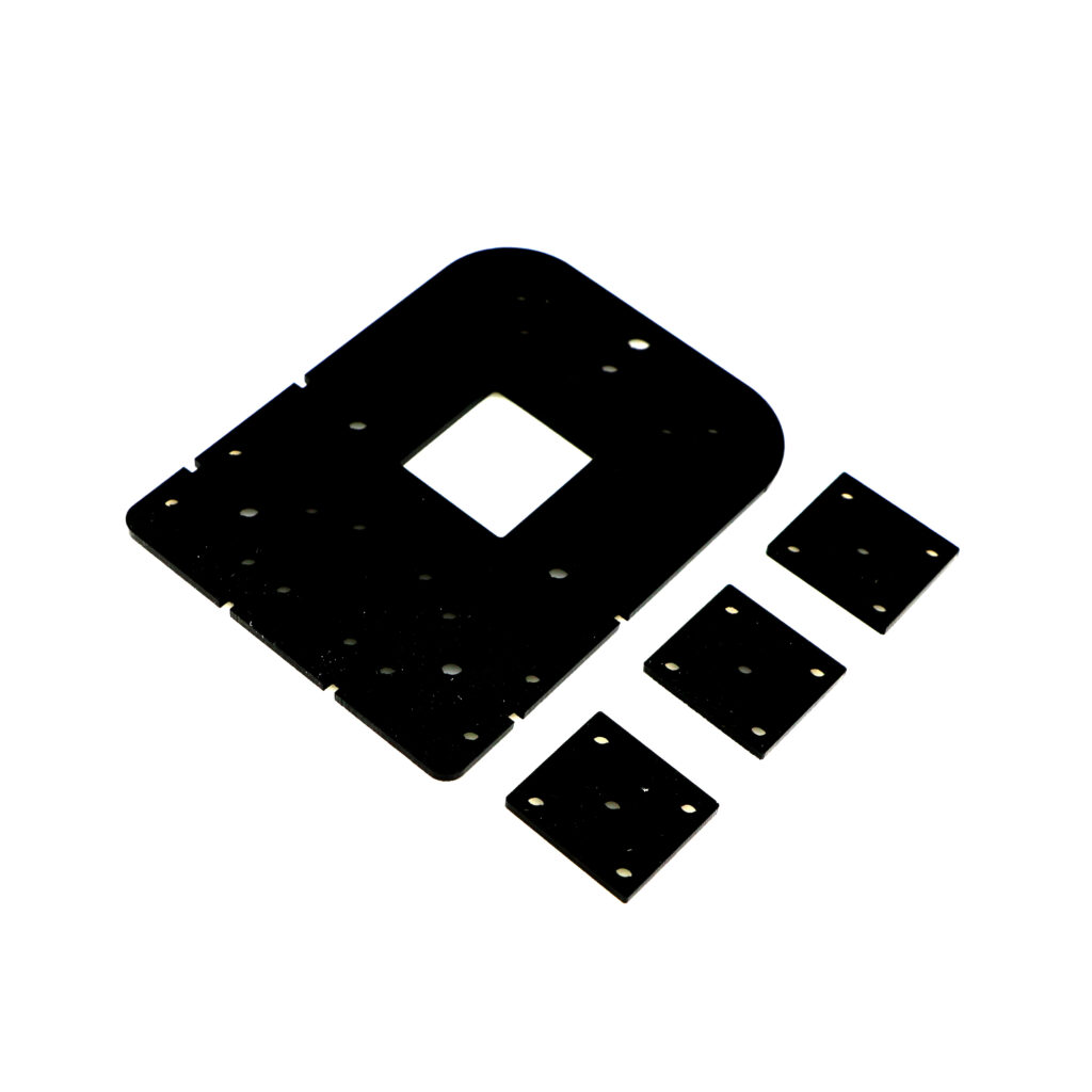 پلتفرم چهارتکه Plexi 4Slice صفحه اصلی و سه صفحه کوچک ساخت هاورکرافت مسیریاب سوراخکاری شده پلکسی 3 میل کیفیت بالا