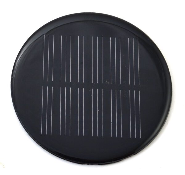 سلول خورشیدی دایره ای 3 ولت 100 میلی آمپر