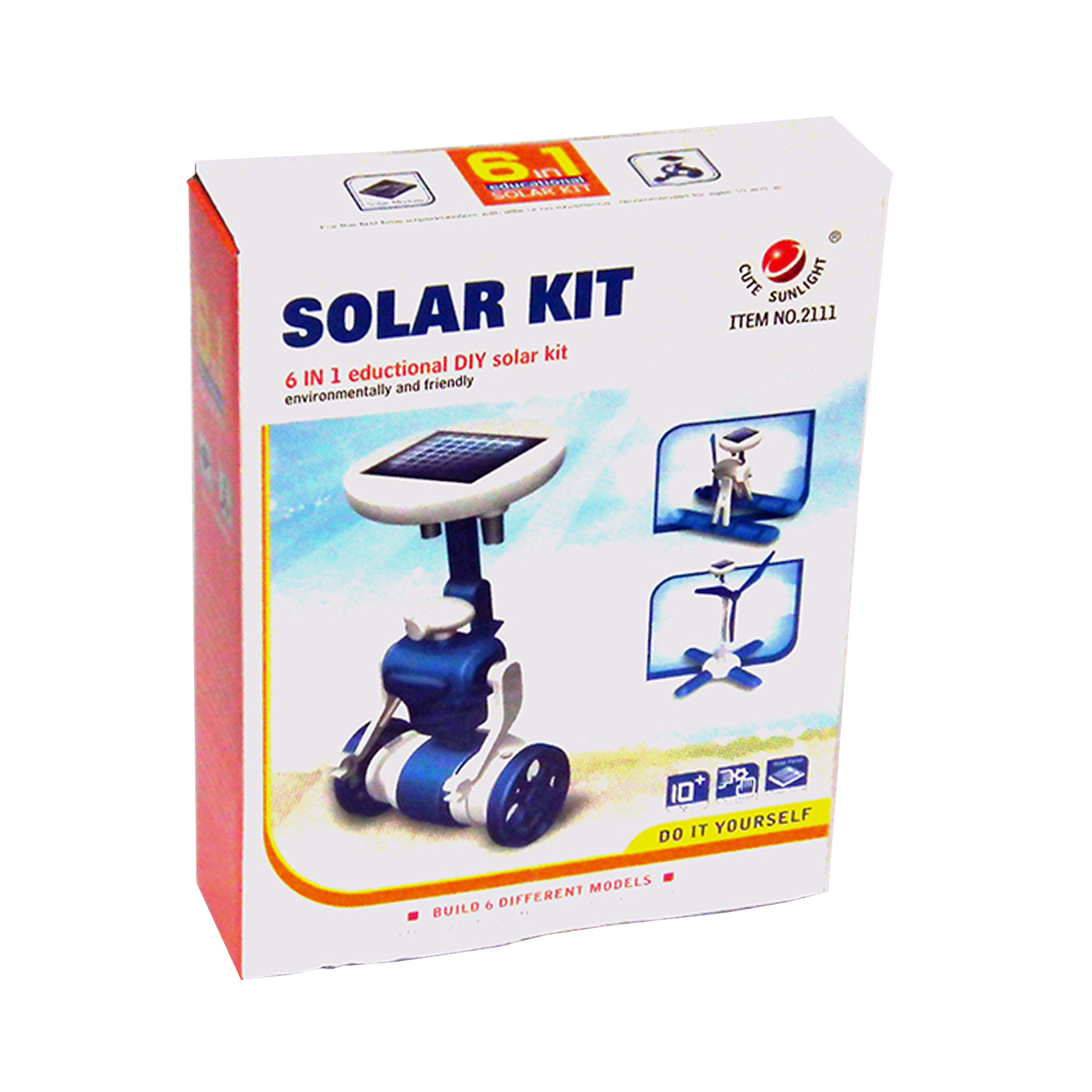 بسته سرگرمی آموزشی ربات خورشیدی 6×1 آدم فضایی